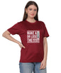 Motivational Graphic T-Shirt, Cotton Blend, Short Sleeve, Regular Fit, Make A Move Design