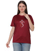 Ganesh Print T-Shirt, Cotton, Round Neck, Short Sleeve, Regular Fit
